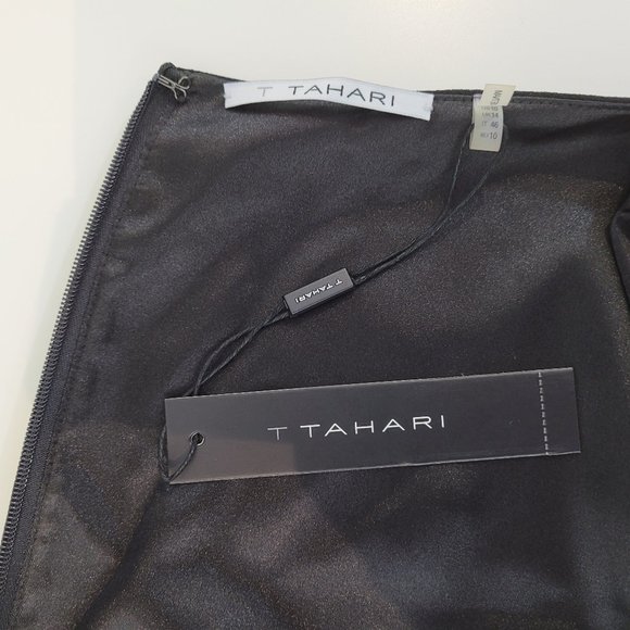 Tahari Marianna dress with asymmetric neckline - Picture 5 of 6